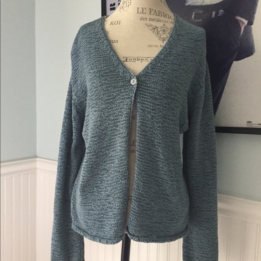 Lightweight summer sweater by Dana Buchman